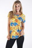 Blusa Selma Estampada Viscolycra Radiosa | Ref: 070055